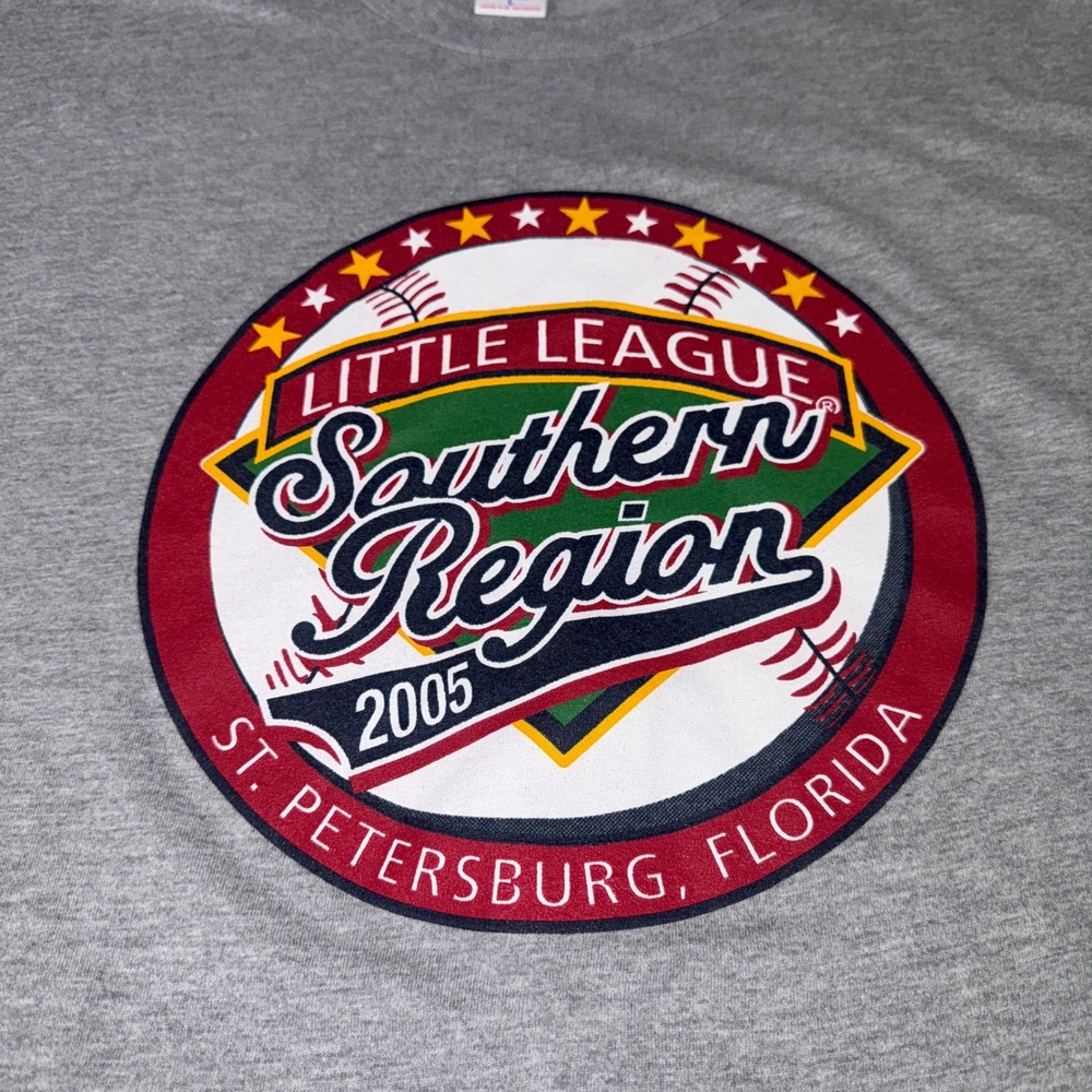 Russell Athletic Little League Southern Region 2005 T-Shirt Mens L‎